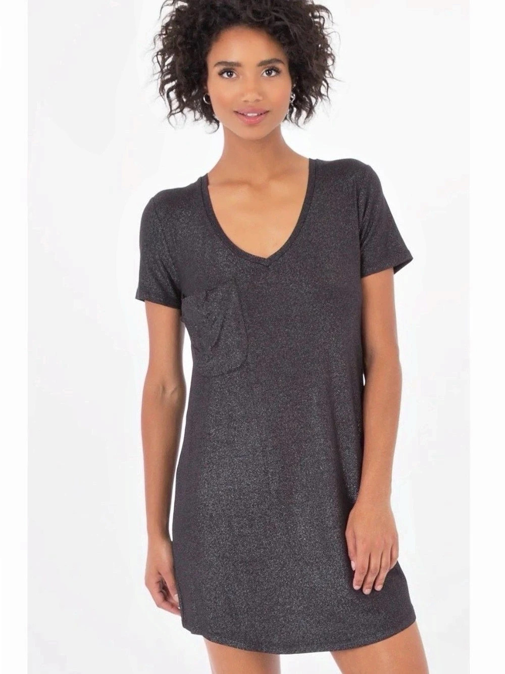 Z Supply NWT The Pocket Tee Dress Black Mini Dress